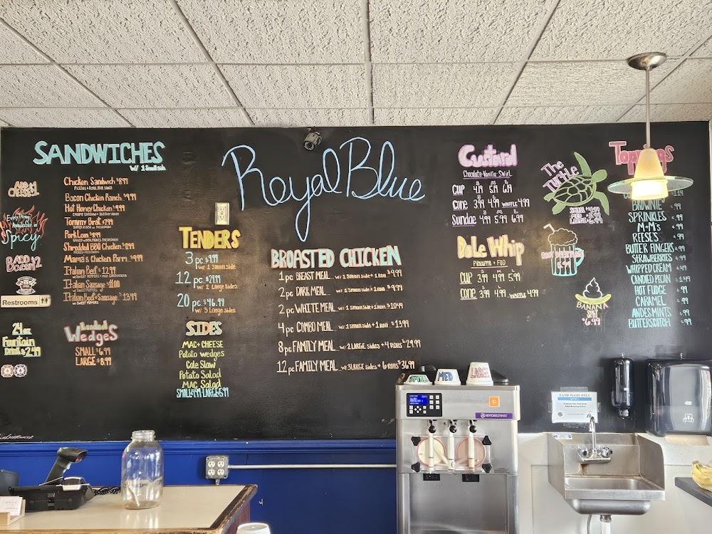 Royal Blue General Store Chicken Sandwich